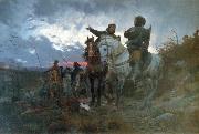De sammensvorne rider fra Finderup efter mordet pa Erik Klipping Skt. Cacilienat 1286, Otto Bache